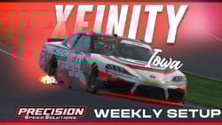 precision iracing setups xfinity iowa