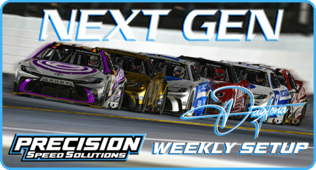 daytona setup week banner - next gen cars