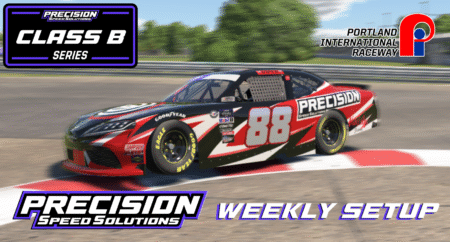 precision iracing setups portland xfinity car